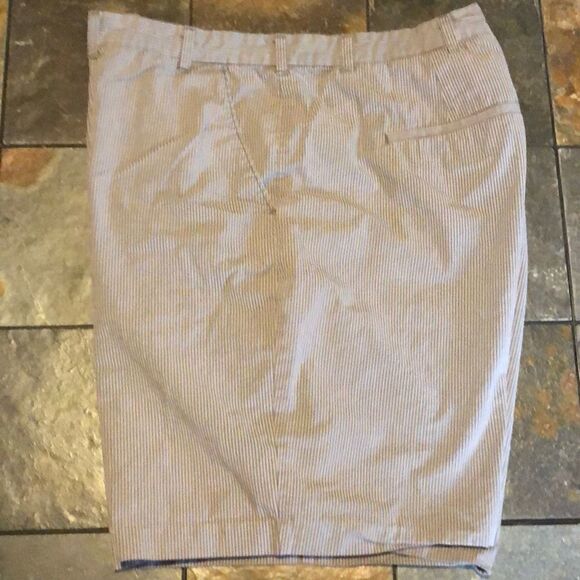 Foundry Supply Company Men’s Gray Stripe Chino Shorts size 52 - Picture 3 of 7